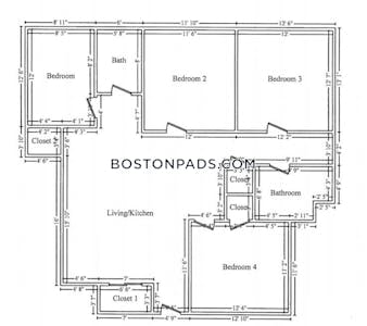 Allston 4 Beds 2 Baths Boston - $4,300