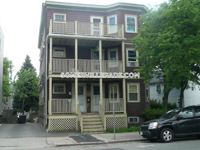 Somerville Sunny 3 bed 2 bath available 10/1 on Temple St in Somerville!  Winter Hill - $3,400